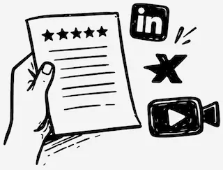 Collect testimonials