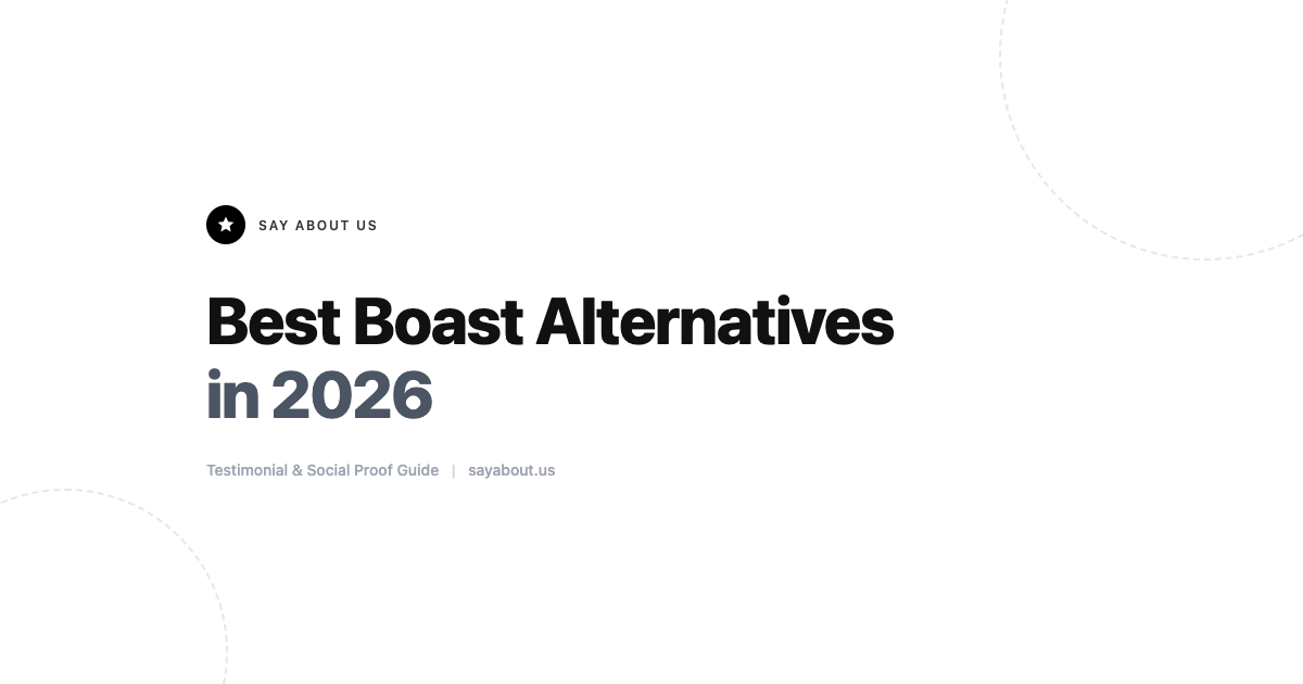 Best Boast Alternatives in 2026