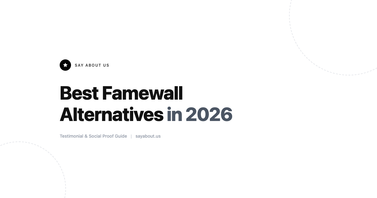 Best Famewall Alternatives in 2026