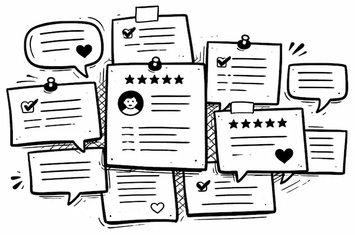 Collect testimonials